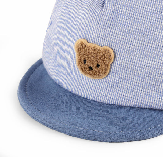 Kicks & Crawl Blue Hat-Little Bear-Cotton-For Infants