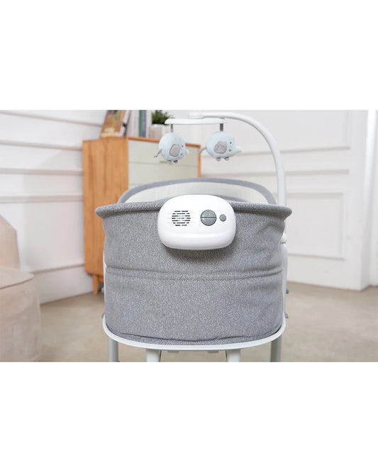 Mastela 6 in 1 Multi Function Rocker & Bassinet-3 Position Recline-Removable Canopy-Upto 9 Kg-For Infants-Grey