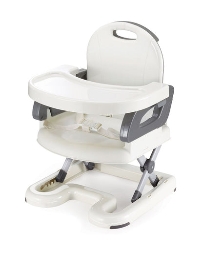 Mastela Fold Up Adjustable Chair-4 Height Adjustable Positions-Removable Tray-Upto 18 Kg-For Infants-Grey