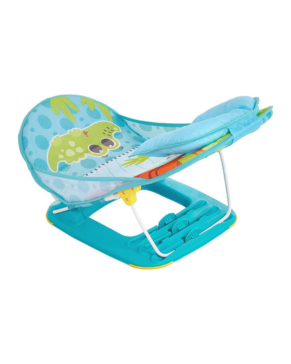 Mastela Deluxe Baby Bather-With 3 Position Recline & Padded Head Rest-0 to 6M-Animal Print