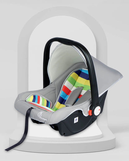 R for Rabbit Picaboo-Baby Carry Cot Cum Car Seat-Rear Facing-Convertible to Rocker-For 0 to 15M (Upto 13Kg)-Rainbow