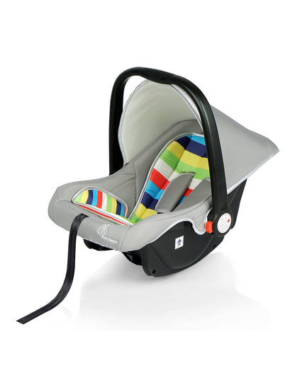 R for Rabbit Picaboo-Baby Carry Cot Cum Car Seat-Rear Facing-Convertible to Rocker-For 0 to 15M (Upto 13Kg)-Rainbow