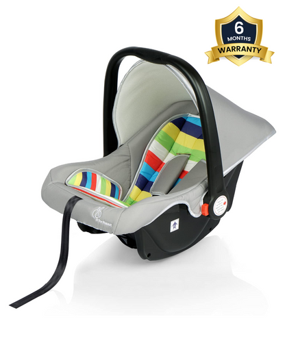 R for Rabbit Picaboo-Baby Carry Cot Cum Car Seat-Rear Facing-Convertible to Rocker-For 0 to 15M (Upto 13Kg)-Rainbow