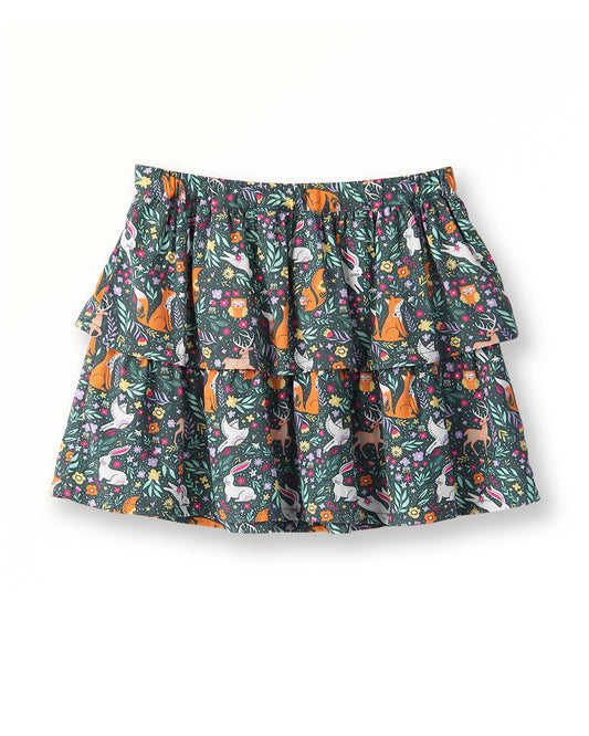 Beebay Green Skirt-Woodland-Cotton-For Infants