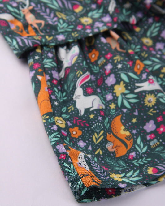 Beebay Green Skirt-Woodland-Cotton-For Infants