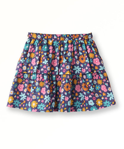 Beebay Multicolored Skirt-Floral-Cotton-For Infants