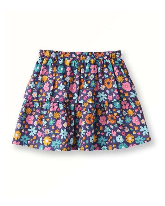 Beebay Multicolored Skirt-Floral-Cotton-For Infants