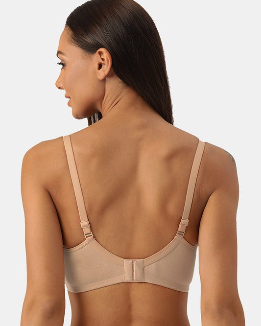 Inner Sense Organic Cotton Nursing Bra-Skin-Removable Pads-Wire Free & Full Coverage-Maternity Bra For Nursing