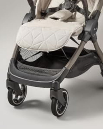 Silver Cross Clic Stroller-With Snack Tray, Stroller Bag & Rain Cover-Cabin Friendly-One Hand Fold-For 0 to 4Y (Upto 22 kg)-Almond