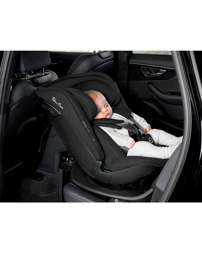 Silver Cross Motion All Size 360 Baby Convertible Car Seat-Easy Lock ISOFIX-R129 Certified-360 Degree Rotation-For 0M+ (Upto 12Y)-Space