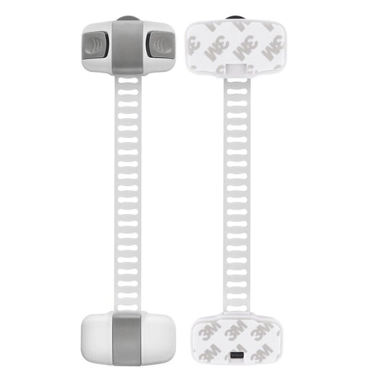 Safe-O-Kid Finger Safety-Adjustable Medium Multi Purpose-High Quality-Child Safety Lock-Grey