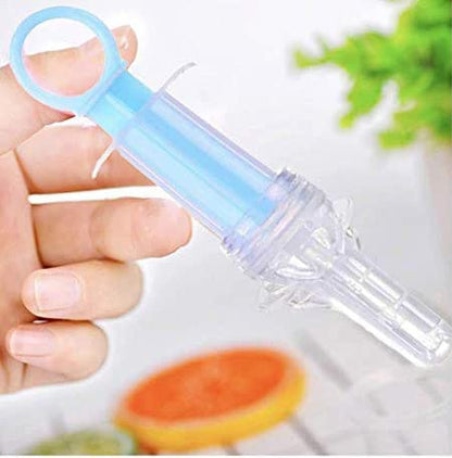 Safe-O-Kid Silicone Baby Finger Brush With Case & Silicone Liquid Medicine Feeder/Dropper-Combo