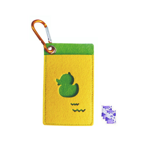 Safe-O-Kid Mosquito Repellent Pouch-Reusable Multi Year-Yellow