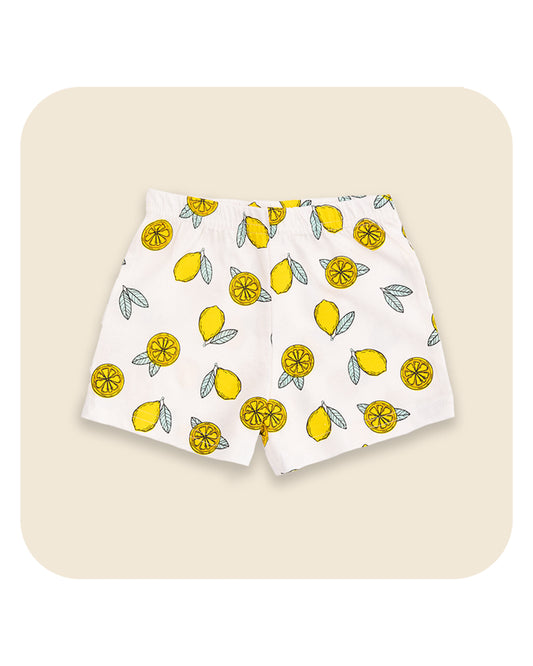 BabyCo Organics Blue Lounge Wear-Lemon Squeeze-Organic Cotton-For Infants