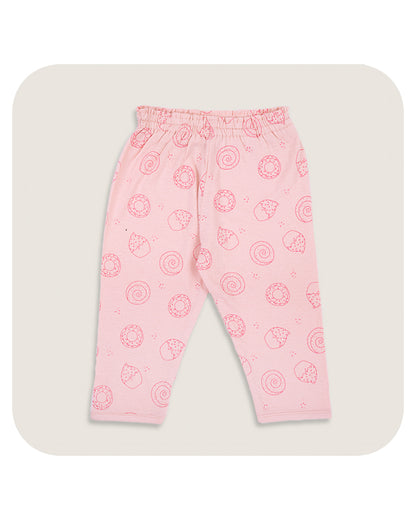 BabyCo Organics Pink Nightsuit-Yumtum-Organic Cotton-For Infants