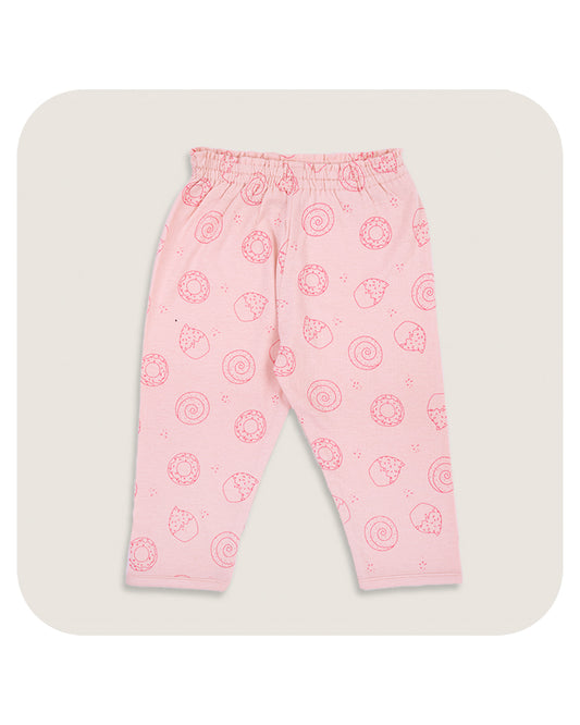 BabyCo Organics Pink Nightsuit-Yumtum-Organic Cotton-For Infants