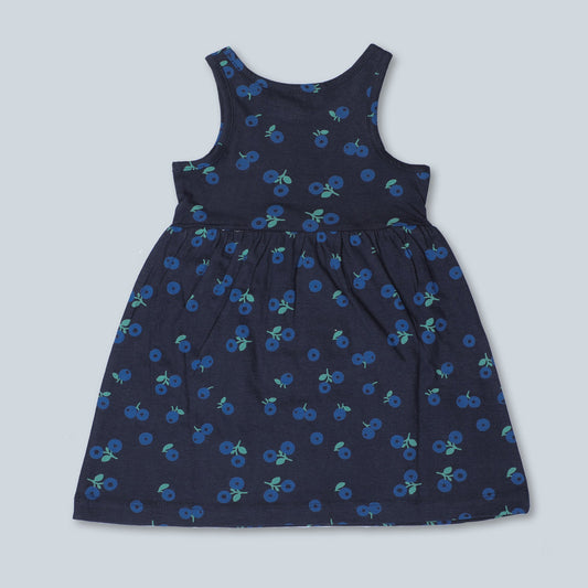 BabyCo Organics Blue Dress-Blueberry-Organic Cotton-For Infants