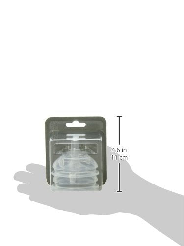 Comotomo Silicone Medium Flow Nipple-Global Award Winner-3 to 6M-Pack of 2-Dual Anti Colic Vent-Feeding Bottle Teat