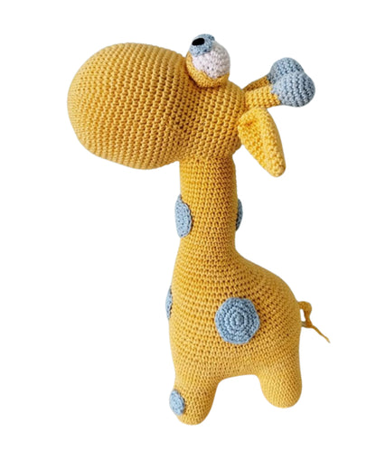 Happy Threads Zaffy Zarafa Giraffe Soft Toy-Easily Washable-Plush Cuddly Toy For Newborn