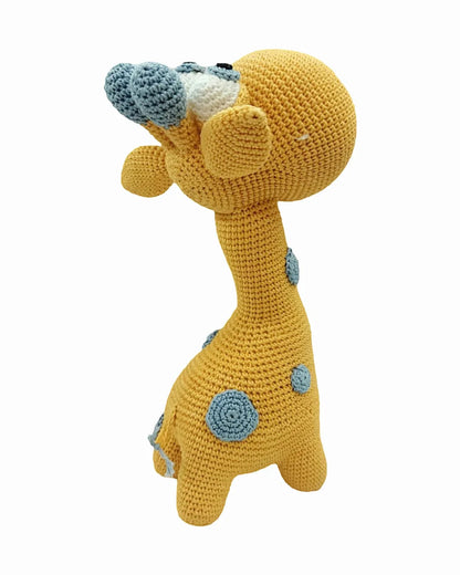 Happy Threads Zaffy Zarafa Giraffe Soft Toy-Easily Washable-Plush Cuddly Toy For Newborn