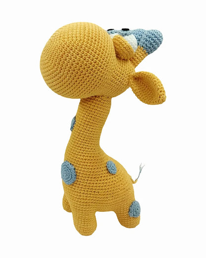 Happy Threads Zaffy Zarafa Giraffe Soft Toy-Easily Washable-Plush Cuddly Toy For Newborn