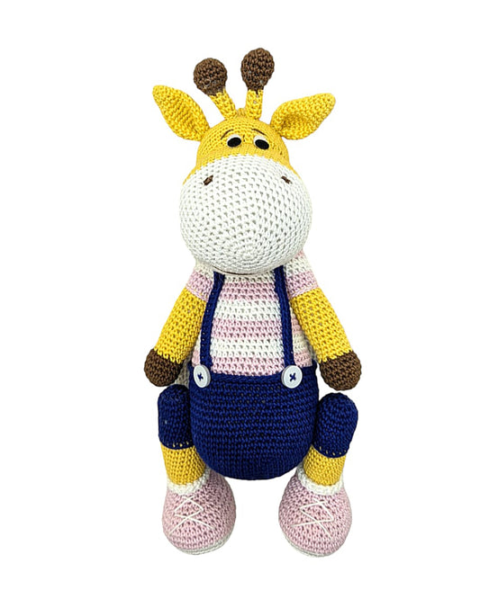 Happy Threads Naughty Giraffe Soft Toy-Easily Washable-Plush Cuddly Toy For Newborn