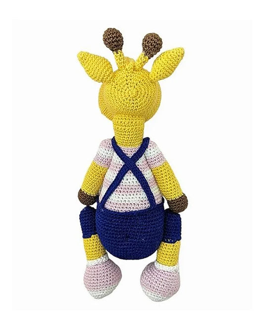 Happy Threads Naughty Giraffe Soft Toy-Easily Washable-Plush Cuddly Toy For Newborn