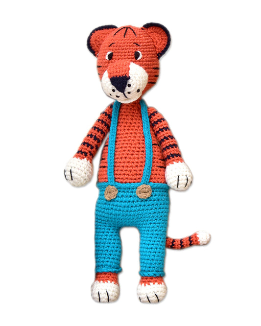 Happy Threads Wilson Tiger Soft Toy-Easily Washable-Plush Cuddly Toy For Newborn