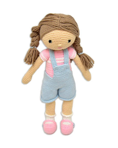 Happy Threads Emma Doll Soft Toy-Easily Washable-Plush Cuddly Toy For Newborn