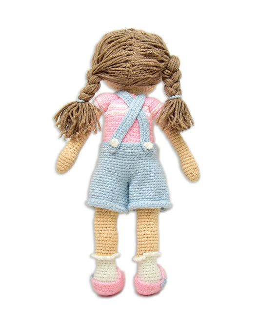 Happy Threads Emma Doll Soft Toy-Easily Washable-Plush Cuddly Toy For Newborn