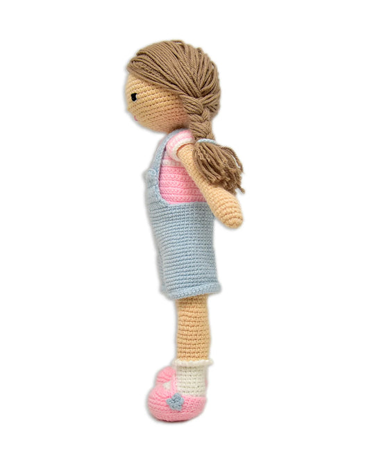 Happy Threads Emma Doll Soft Toy-Easily Washable-Plush Cuddly Toy For Newborn