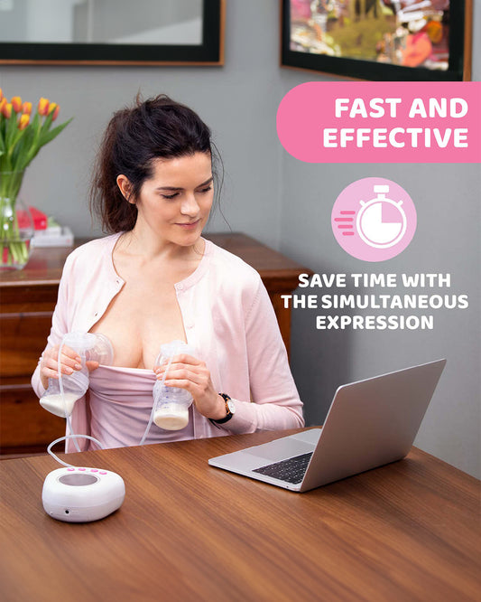 Chicco Double Electric Breast Pump-Dual Phase-10 Setting Levels-Milk Expression Pump