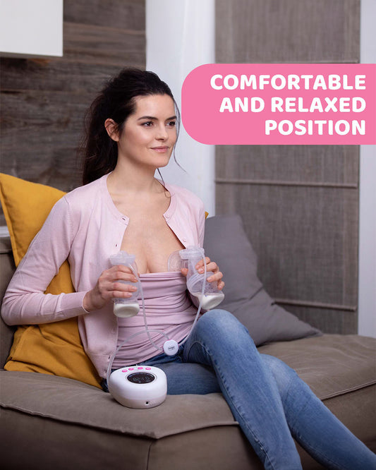 Chicco Double Electric Breast Pump-Dual Phase-10 Setting Levels-Milk Expression Pump