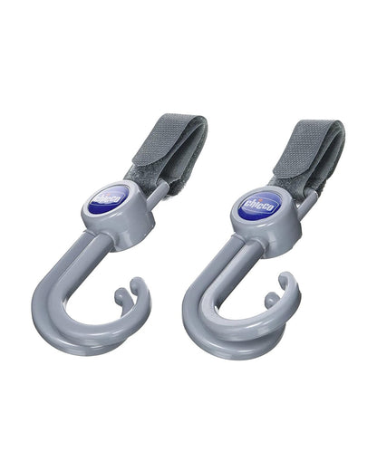 Chicco Universal Double Hooks for Strollers-With 360 Degree Spin