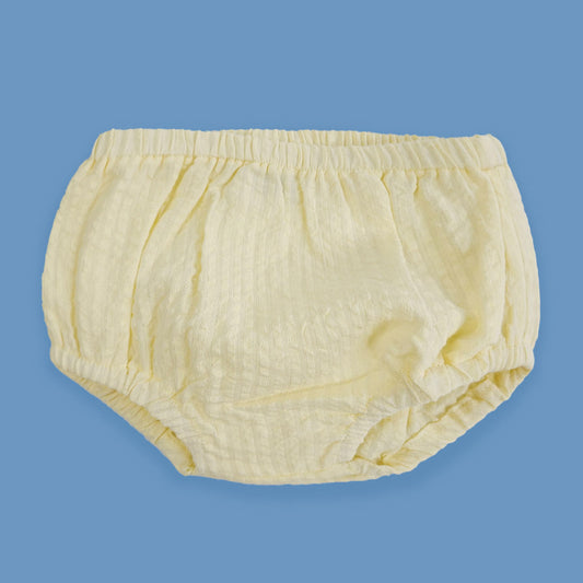 Keebee Yellow Bloomer-Solid-Cotton-For Infants