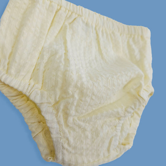 Keebee Yellow Bloomer-Solid-Cotton-For Infants