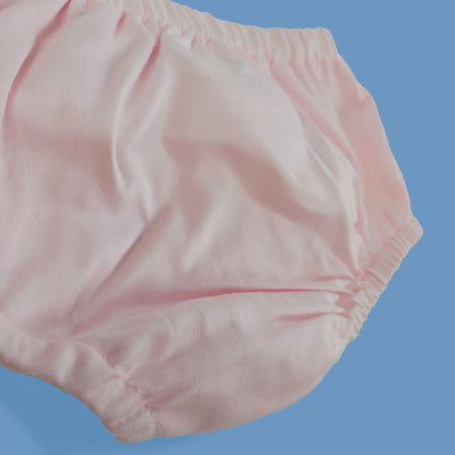 Keebee Pink Bloomer-Solid-Cotton-For Infants