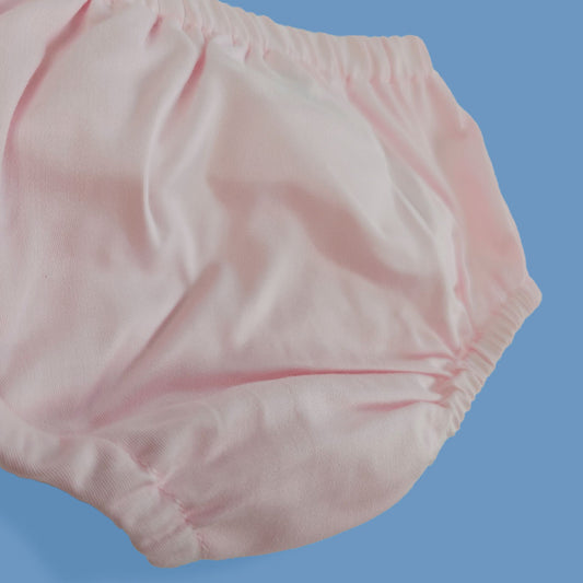 Keebee Pink Bloomer-Solid-Cotton-For Infants