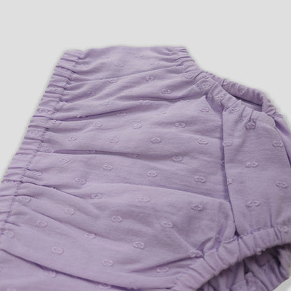 Keebee Purple Bloomer-Solid-Cotton-For Infants