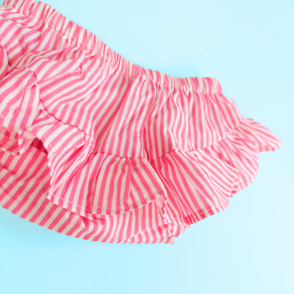 Keebee Pink Bloomer-Striped-Cotton-For Infants