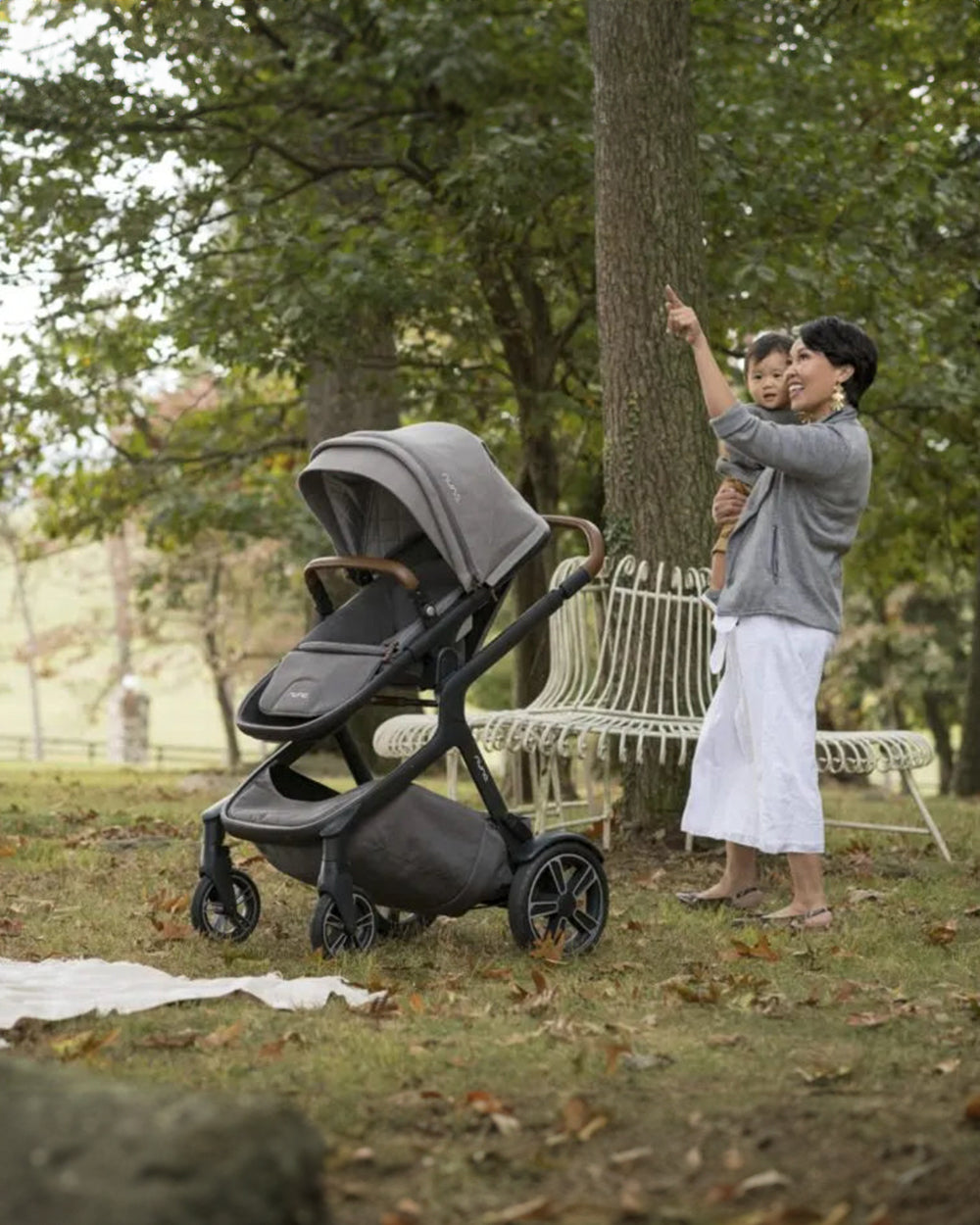 nuna demi grow stroller frost Nuna Demi Grow Sibling Seat-3 Position Recline-Upto 15 Kg-Oxford-Extra 5% Off – duckduckbaby