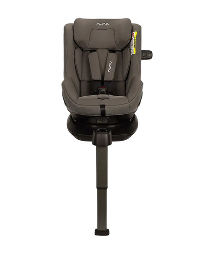 Nuna Pruu Baby Car Seat-Convertible Car Seat-360 Degree Rotation-10 Position Reclining Seat-Integrated Rebound Bar to Minimize Rotation During Impact-2 Years Warranty-For 0 to 4Y (Upto 19Kg)-Granite