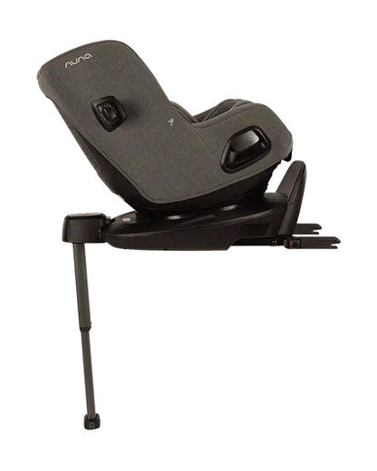 Nuna Pruu Baby Car Seat-Convertible Car Seat-360 Degree Rotation-10 Position Reclining Seat-Integrated Rebound Bar to Minimize Rotation During Impact-2 Years Warranty-For 0 to 4Y (Upto 19Kg)-Granite