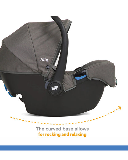 Joie Gemm Baby Car Seat-Rear Facing-Airline Certified-For 0M+ (Upto 13 Kg)-Foggy Grey