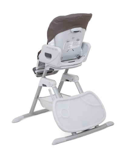 Joie Mimzy Spin 3 in 1 Baby High Chair-360 Degree Spinning-Adjustable Height & Recline-0M+ (Upto 15 Kg)-Geometric Mountains