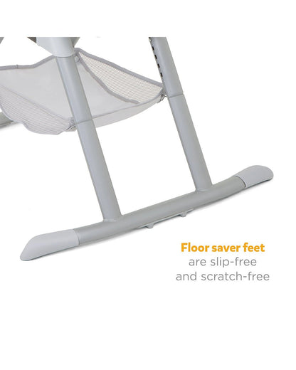 Joie Mimzy Spin 3 in 1 Baby High Chair-360 Degree Spinning-Adjustable Height & Recline-0M+ (Upto 15 Kg)-Geometric Mountains