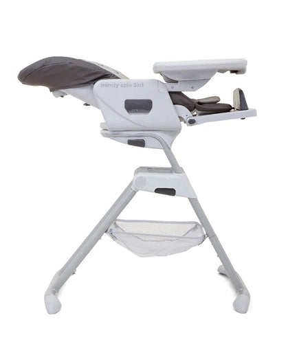 Joie Mimzy Spin 3 in 1 Baby High Chair-360 Degree Spinning-Adjustable Height & Recline-0M+ (Upto 15 Kg)-Geometric Mountains