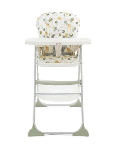 Joie Mimzy Snacker Baby High Chair-One Hand Quick Compact Fold-Streamlined Design-6M to 3Y (Upto 15Kg)-Leo