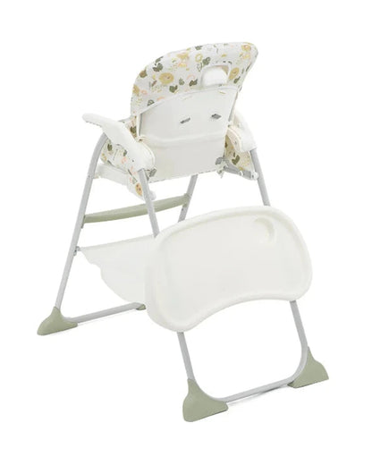 Joie Mimzy Snacker Baby High Chair-One Hand Quick Compact Fold-Streamlined Design-6M to 3Y (Upto 15Kg)-Leo