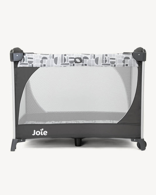 Joie Commuter Change Travel Cot-Changer Included-Compact Fold-For 0M+ (Upto 15 Kg)-Logan